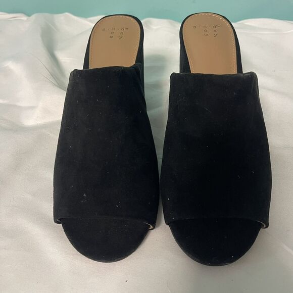 A New Day Women Black Mule/Clog‎ 7.5 S-397 - Picture 1 of 8